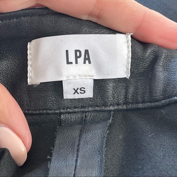 LPA Leather Pant 597 Black Size XS - Picture 4 of 6
